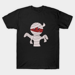 Cute Mummy in Halloween Costume T-Shirt